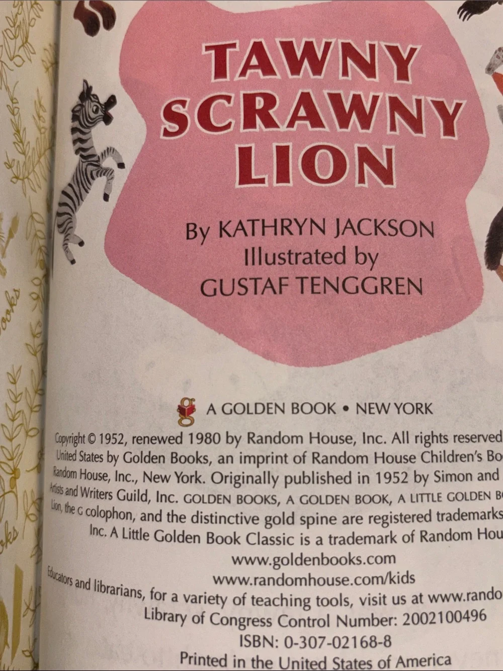 3 books-Tawny Scrawny Lion, The saggy elephant & baby farm animals A golden book